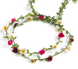 Headbands with roses and vintage daisies (Pack of 10)